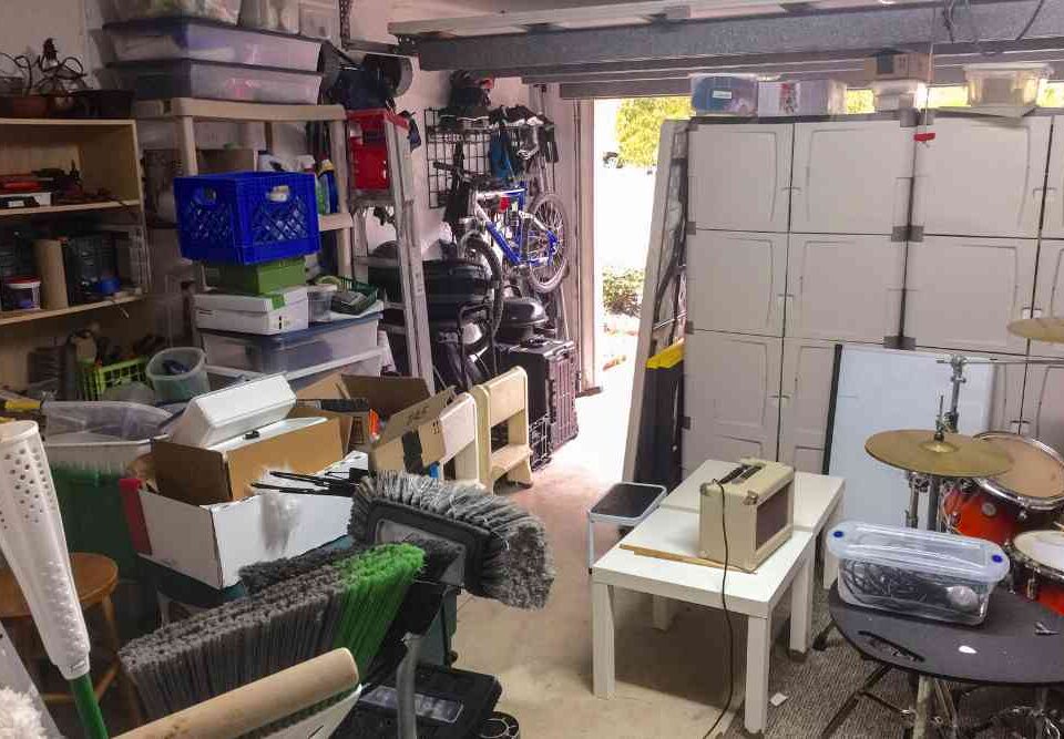 Garage with Junk Removal